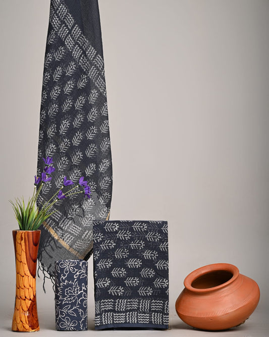 Traditional Block Print Kota Doria Suit Sets