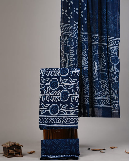 Tarditional Cotton Suit With Cotton Dupatta(BBMU19)