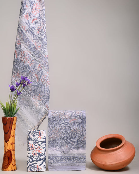 Traditional Block Print Kota Doria Suit Sets
