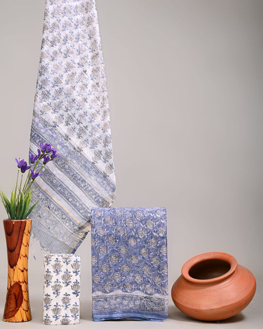 Traditional Block Print Kota Doria Suit Sets