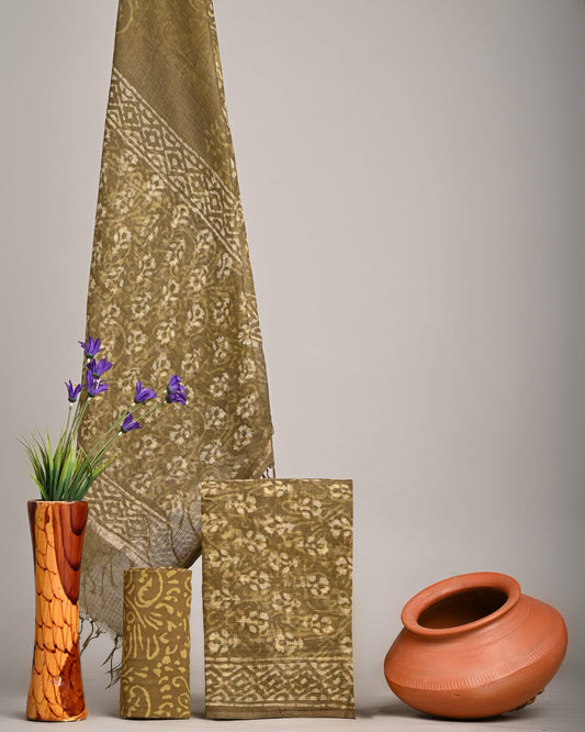 Traditional Block Print Kota Doria Suit Sets