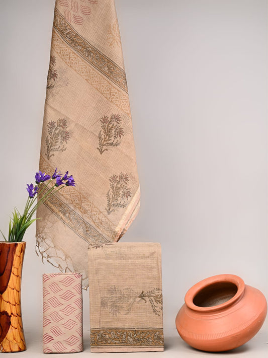 Traditional Block Print Kota Doria Suit Sets