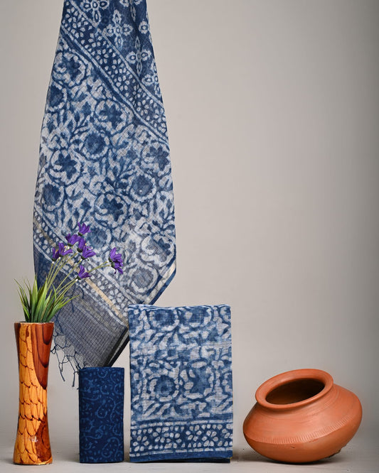 Traditional Block Print Kota Doria Suit Sets