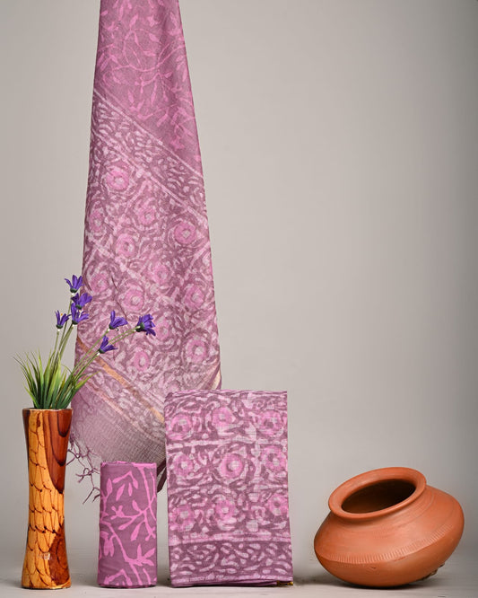Traditional Block Print Kota Doria Suit Sets